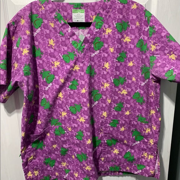 health pro Tops - Frog scrub top